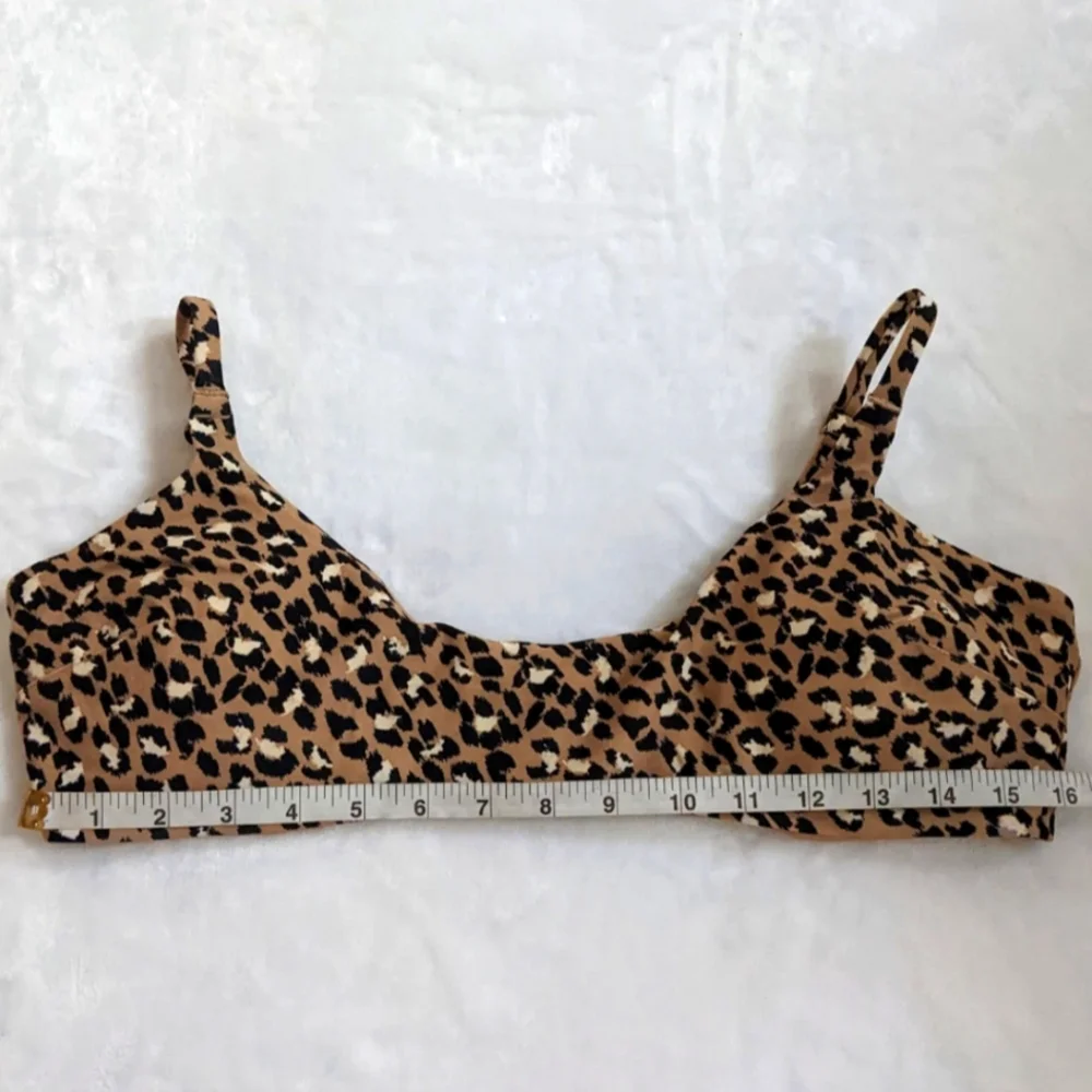 Aerie Cheetah Animal Print Bikini Lightly Padded XL Top HighWaist L Bottom NWT โก - Picture 9 of 14